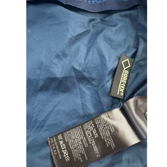 Marmot GoreTex Blue Black Full Zip Hooded Jacket Mens Large - Picture 7 of 10